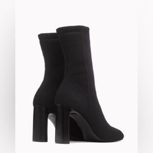 (AN-139) Rag & Bone Ellis Knit Boot in Black